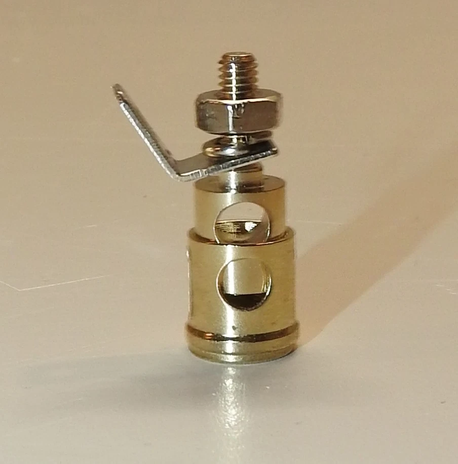 KLIPSCH RP-440D SB ROJO POSITIVO RESORTE CARGADO TERMINAL POSTE BARRA DE SONIDO LCR Foto 3 de 4