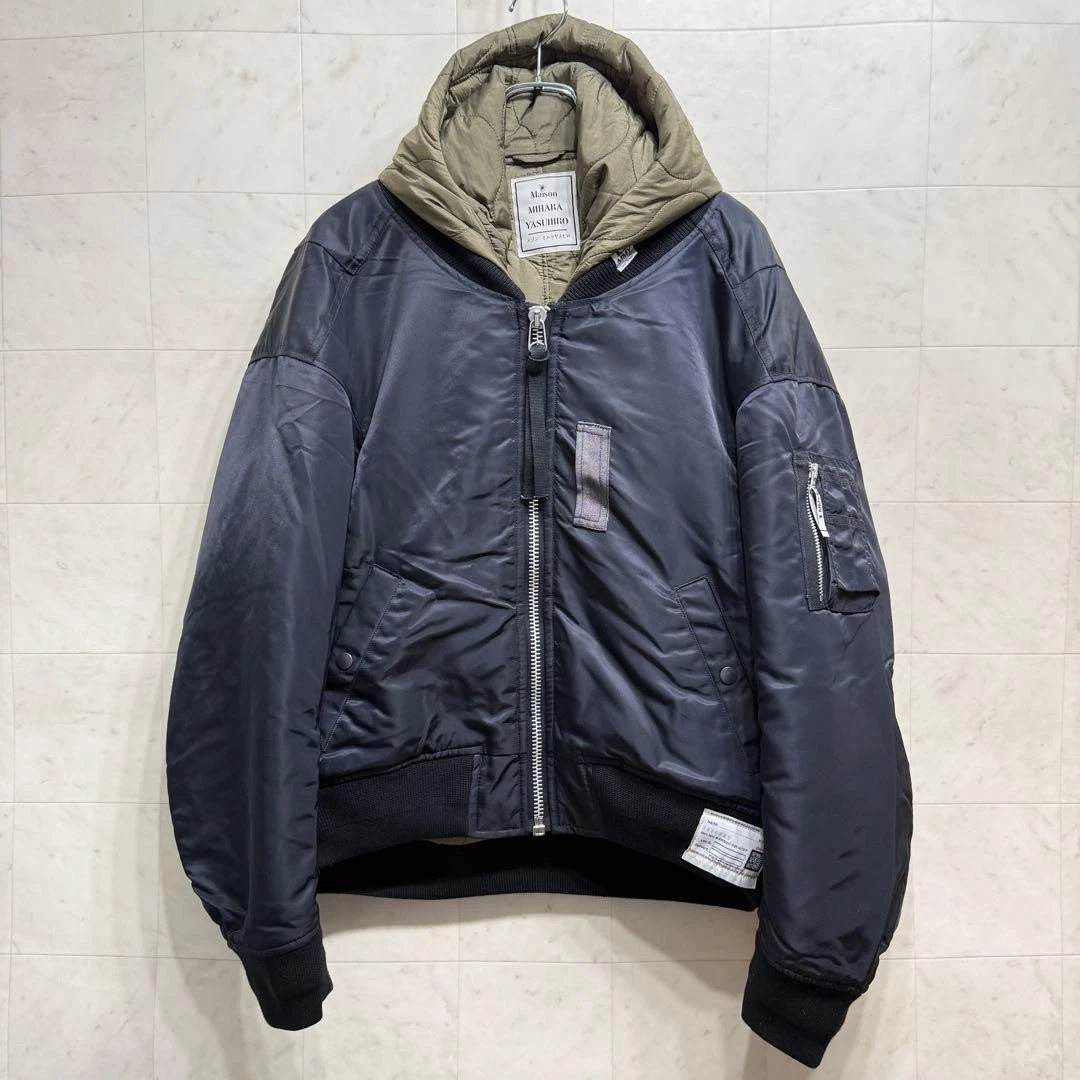 USED [EXCELLENT CONDITION] MAISON MIHARA YASUHIRO OVERSIZED MA-1 FLIGHT JACKET image 6