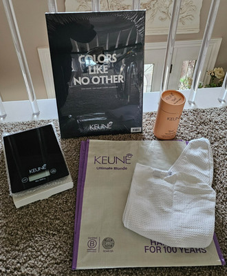 Keune Tinta Color,Semi Color,Hair Color Swatch Book & Digital Scale & Hair Towel