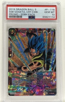 PSA 10 Dragon Ball Masters Promo SSB Gogeta, Critical Combination