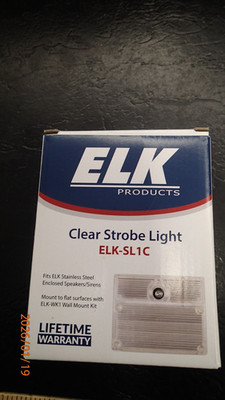 ELK Products ELK-SL1C Clear Strobe Light New in Package