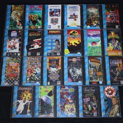 Sega CD Games CIB Pick & Choose - Various Titles - Tested Working - Complete