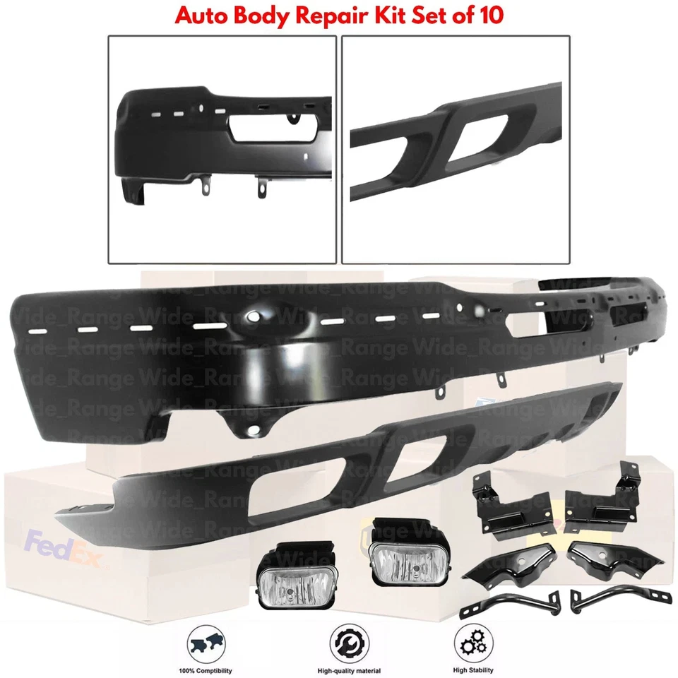 前保险杠底漆和气坝套件适用于 2003 - 2006 雪佛兰索罗德 2500 HD 3500 — 第 2/4 张图片