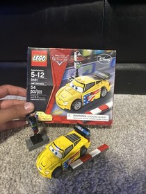 LEGO Disney Cars 2 Jeff Gorvette Set 9481- 54 Piece-100% Complete with Manual