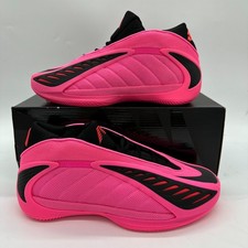 Adidas AE 2 Men's Size 9.5 Pink Black Basketball Athletic Shoes KJ2363
