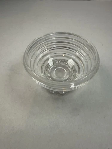 Anchor Hocking Manhattan Crystal Clear Sherbet Ice Cream Bowl Depression Glass