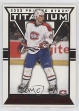 2002-03 Pacific Private Stock Titanium Red 233/299 Richard Zednik #58 0i6