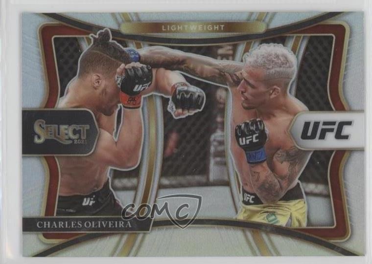 2021 Panini Select UFC Premier Level Silver Prizm Charles Oliveira #174 ng3