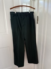 Vintage Made in USA Red Kap Utility Pants Dark Green 32x27 Chino Chore Skate