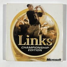 Links Championship Edition PC CD-ROM Microsoft 2001 Golf Game ESRB E 4 Discs