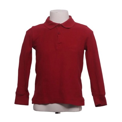 Lindex, Rugby Shirt, Größe: 122, Rot, Baumwolle, Einfarbig, Unisex (Kinder) #Fob