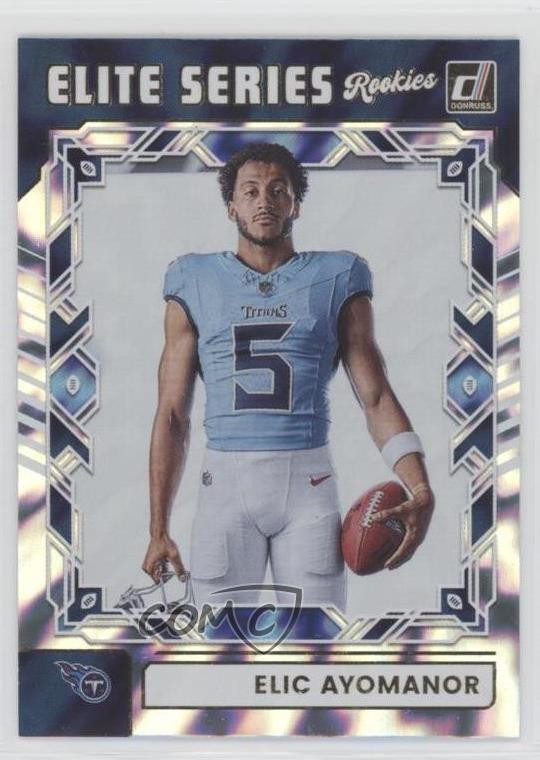 2025 Panini Donruss The Elite Series Rookies Elic Ayomanor #ESR-EAR RC 4d5