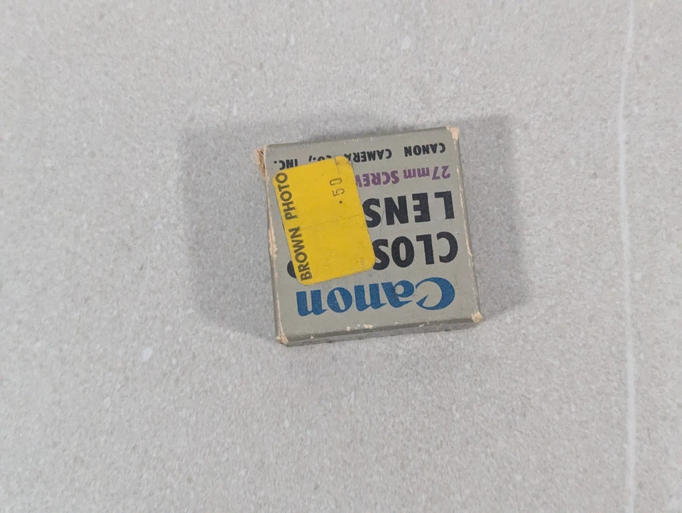 27mm Screw-in Filter Vintage CANON CLOSE-UP LENS 330 Made in Japan - Image 2 of 4