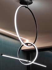 Pendant Black Swirl Integrated LED Ceiling Light