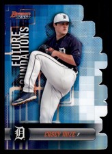 2019 Bowman's Best Casey Mize Refractor Future Foundations Cut Rookie FF-CM