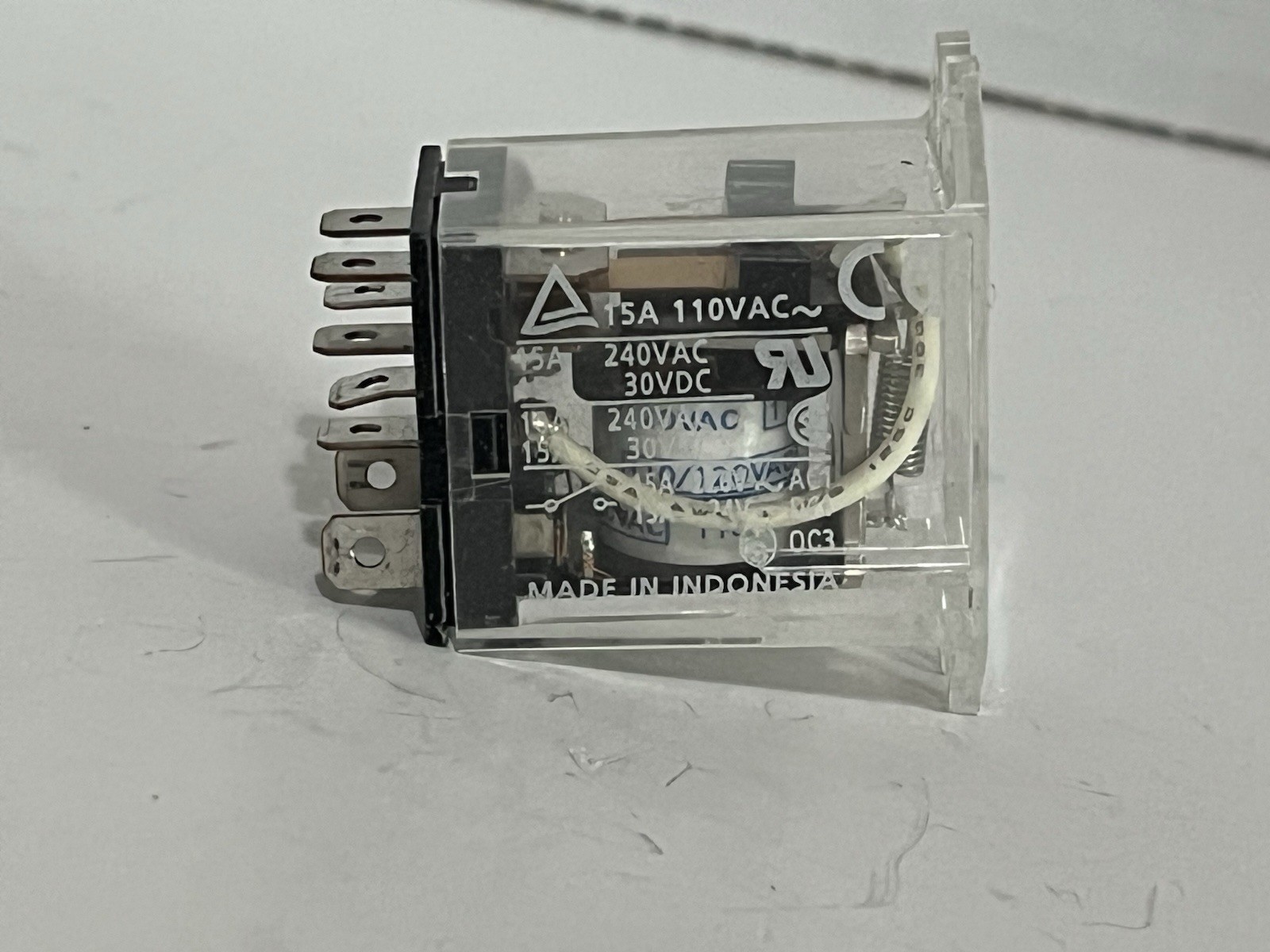 Hoshizaki Relay, Omron #Ly1F-A 418271-03 Free Shipping ice machine pre-owned 15a