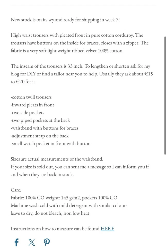Pantalones On the Sunny Side Para Hombre Cintura Alta Acanalados Terciopelo Pana Azul Marino RARO Foto 3 de 4