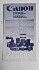 Canon products 1983 guide booklet