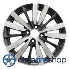 New 16 Replacement Rim For Honda Fit 2015-2020 Wheel Machined With Charcoal