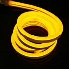 110V/220V Yellow Waterproof LED Neon Light Strip Indoor Outdoor ...