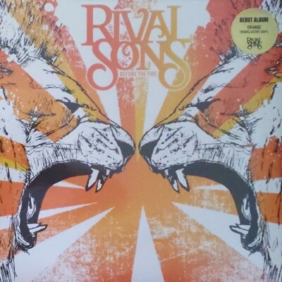 RIVAL SONS - Before The Fire 2021 French Orange Translucent Vinyl LP New Sealed