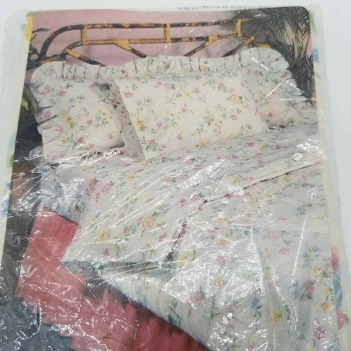 NOS JCPENNEY Standard Pillow Cases Early Spring Floral Vintage 72-30-530 linens - Picture 5 of 5