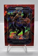 2022-23 Prizm Basketball PATRICK BEVERLEY Lakers #139 Red Cracked Ice SP