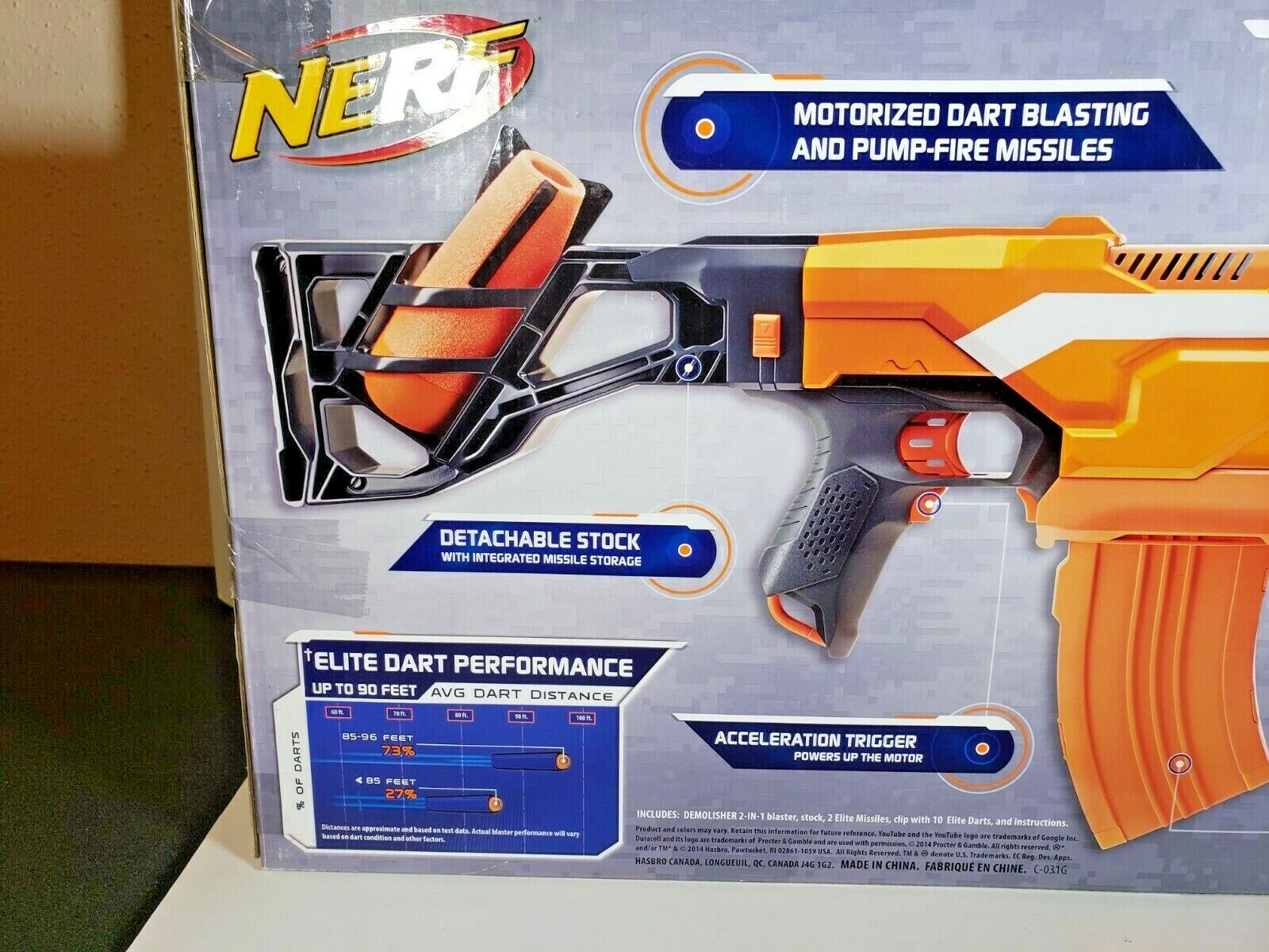 NERF N-Strike Elite Demolisher 2 em 1 Demolidor Blaster, brinquedo,  fotografia, munição, arma png