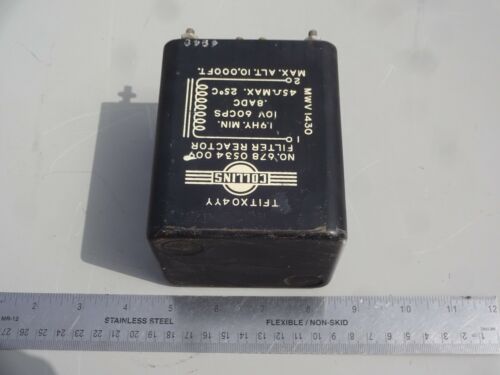 Vintage Collins Filter Reactor Transformer 1.9HY 0.8ADC 45 ohm - Picture 11 of 11