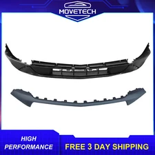 Front Lower Bumper Cover & Skid Plate Kit For 2023-2025 Chevrolet Blazer LT