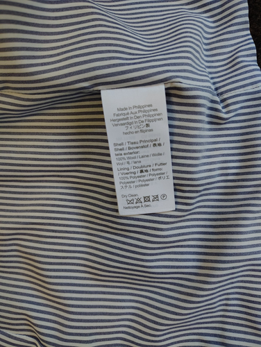 J. Crew Bristol Women's Double Breasted Tweed Herringbone Brown Jacket Size 12 - Picture 8 of 14