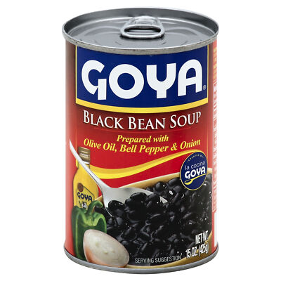 Goya Soup Black Bean 15 oz (Pack of 24)
