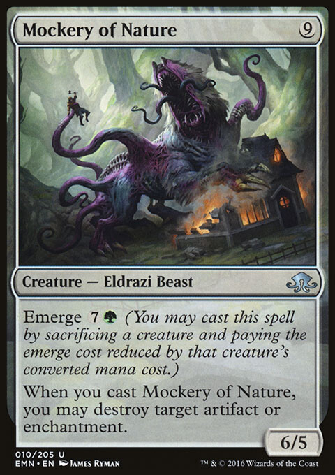 Magic the Gathering MTG Mockery of Nature (10) Eldritch Moon LP | eBay