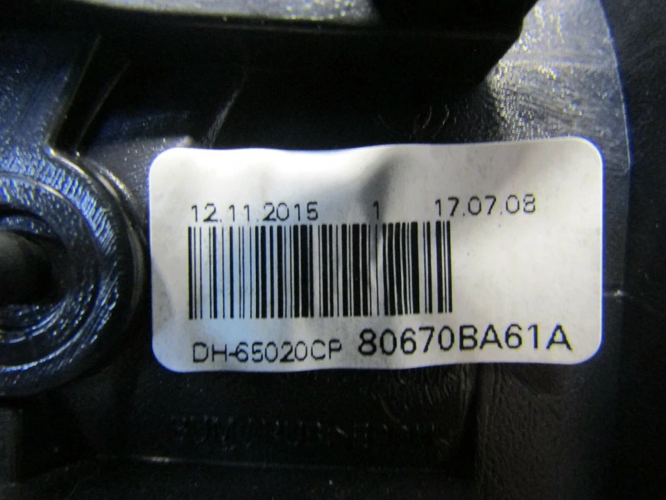 Manija de puerta interior trasera derecha offside nissan juke 2015-18 #3644 Foto 3 de 4