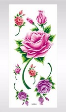 discount fake tattoo rose flower temporary tattoo