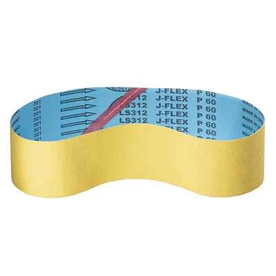 10x Klingspor Schleifband Gewebe Schleifbänder LS312JF 200x1500 mm Korn wählbar