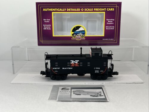 MTH Premier 20-90020F New Haven Black Steel Caboose #C-701 O Gauge New NH - Picture 2 of 17