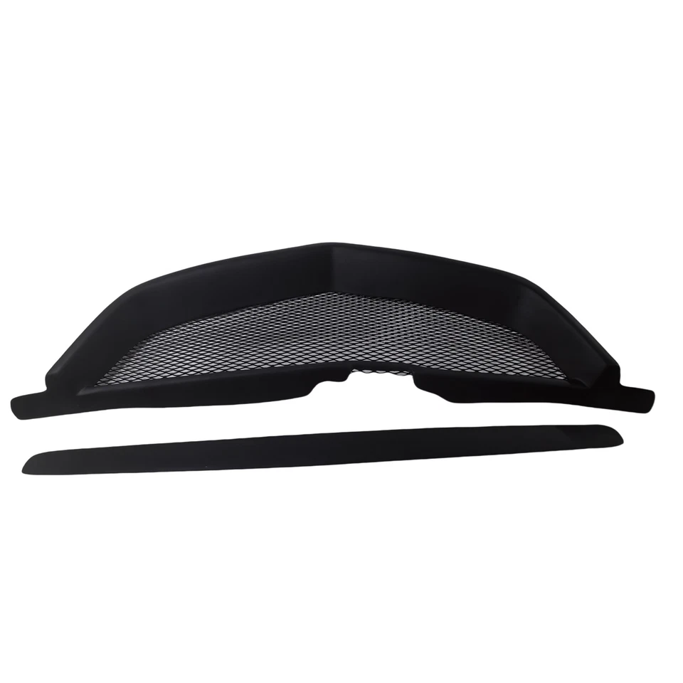 Parrilla de malla superior para parachoques delantero para Acura TL 2007-2008 fibra de vidrio mate negro Foto 3 de 4