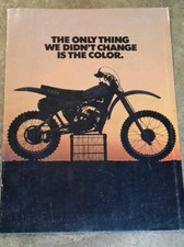 Vtg 1981 Yamaha Y465 Motorcycle Sales Brochure Dealership Literature Original