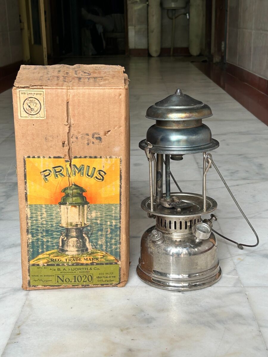 VINTAGE PRIMUS NO.1020 AB BA HJORTH & CO. KEROSENE PRESSURE VINTAGE PRIMUS NO.1020 AB BA HJORTH & CO. KEROSENE PRESSURE