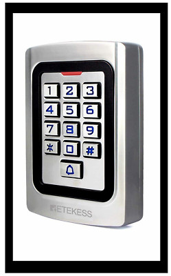 Retekess T-AC04 Digicode Tastatur Metall IP68 Zugangskontrolle PIN 125KHz Neu