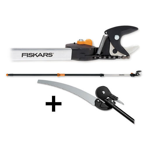 Fiskars 115560 Svettatoio Telescopico Universal Garden Cutter con Segaccio