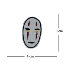 Noface embroidery patch iron sew on movie comic fashion badge cartoon