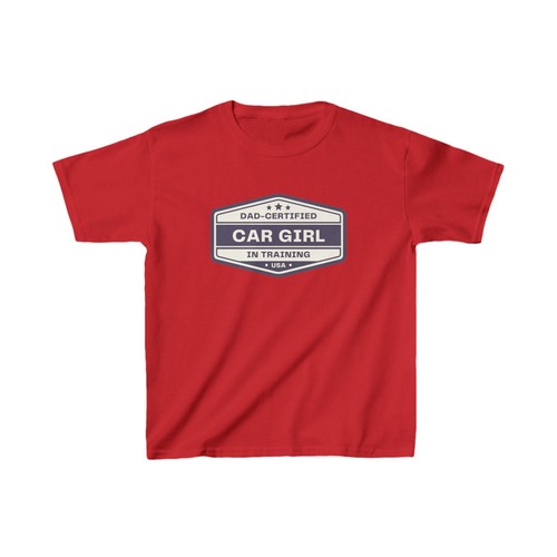 Car Girl in Training Kids T-Shirt - Gift for kid Car Enthusiasts Dad-approved - Picture 20 of 21