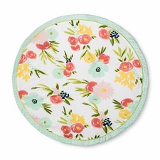CLOUD ISLAND Round Activity Playmat Floral Fields BLANKET- Pink BABY GIRL New