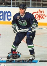 Randy Cunneyworth 1993-94 Topps Stadium Club Hockey #341 Whalers