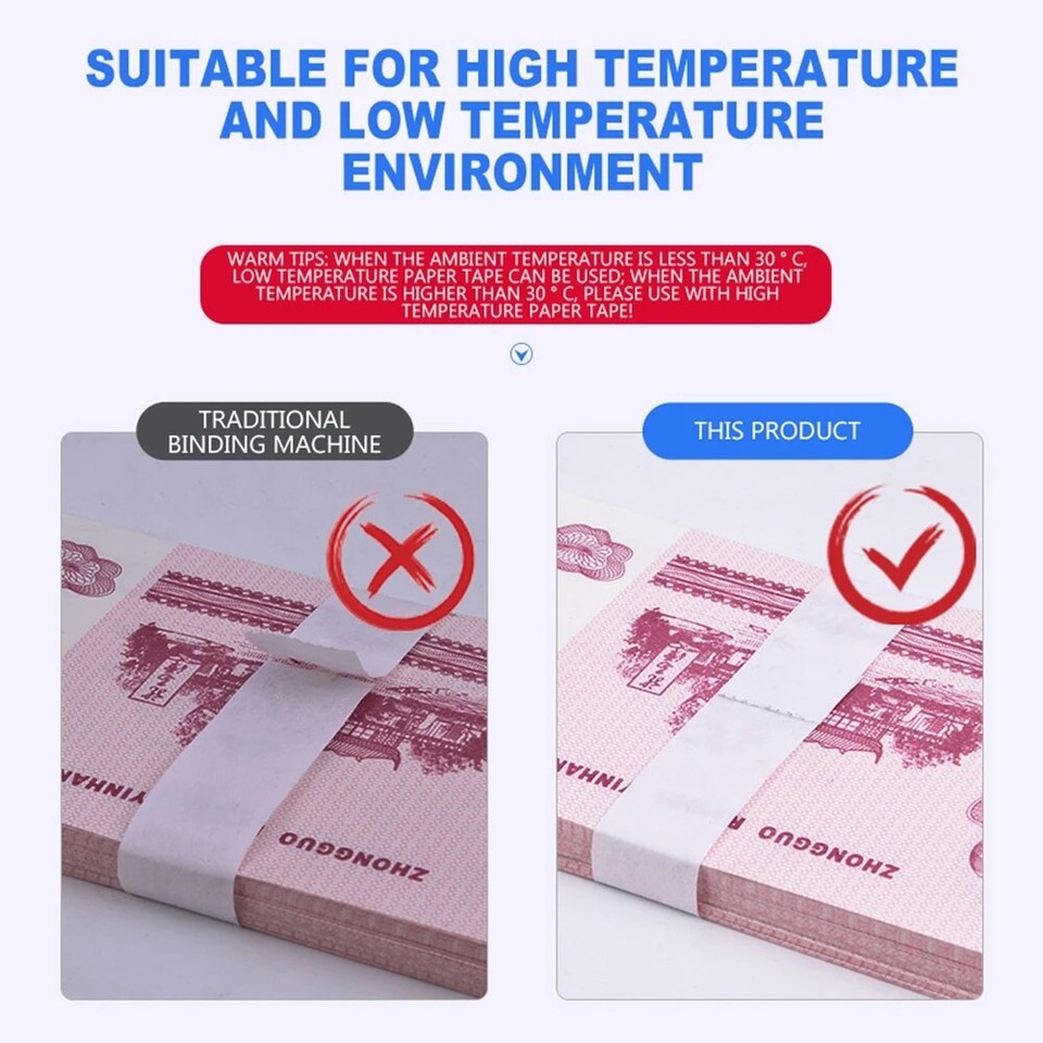 Banknote Bundling Machine Automatic Cash Fast Binding Machine Paper ...
