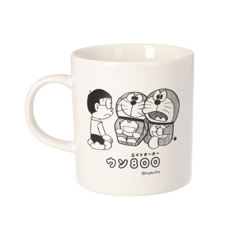 DORAEMON FUTURE DEPARTMENT Limited DORA MOJI Mug Cup " ウ " Japan NEW - Picture 2 of 2
