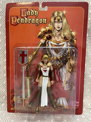 1999 ''Lady Pendragon'' Guinevere Action Figure ~ ReSaurus Co ~ In Box New