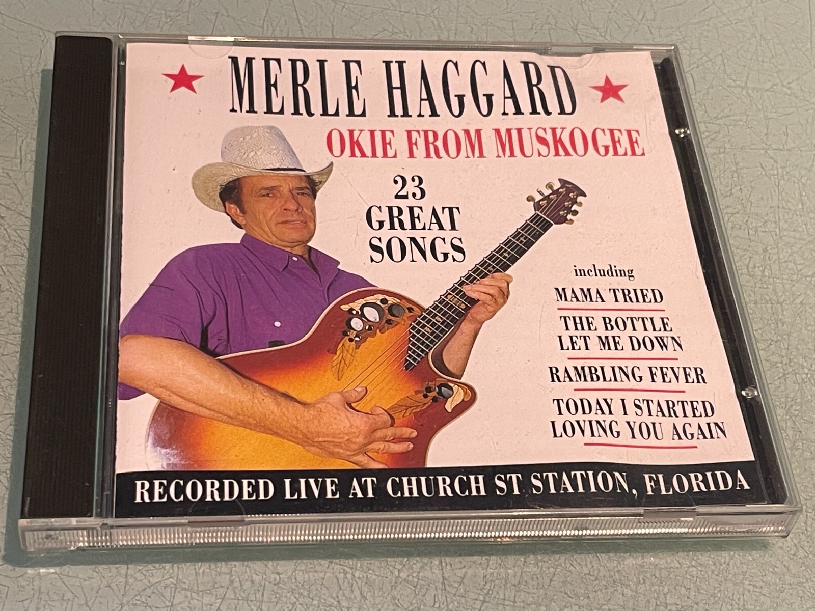 Merle Haggard - Okie From Muskogee - CD Album - 1996 Prism - 25 Greatest Hits